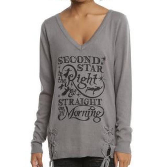Disney Peter Pan NeverLand Sweater from Hot Topic XL - Picture 1 of 6